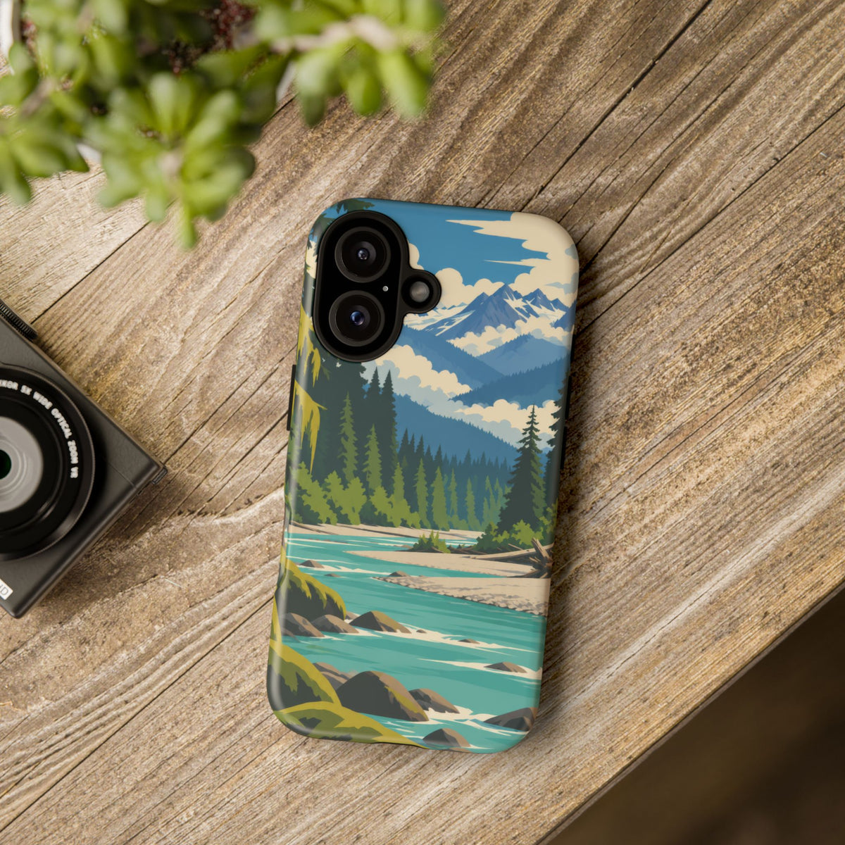 Hoh Rain Forest — Rivergreen iPhone Tough Case