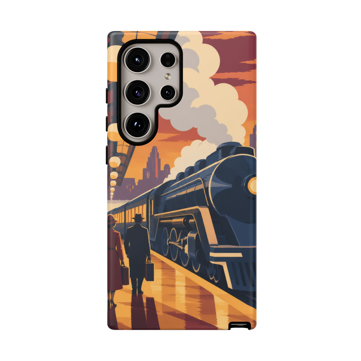 Travel by Train — Night Departure Samsung Galaxy Tough Case | train travel