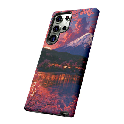 Sakura Lakeside Village Samsung Galaxy Tough Phone Case