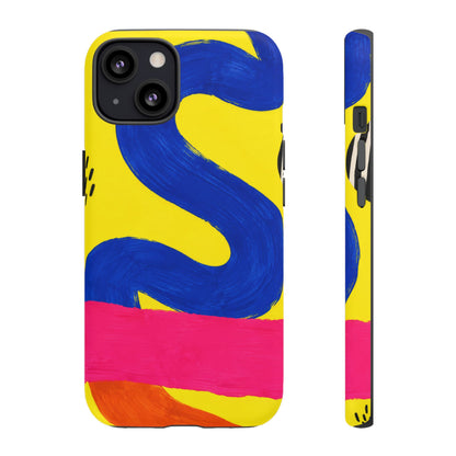 Offbeat iPhone Tough Case | Abstract Color Block Art