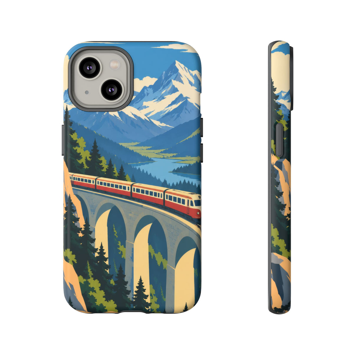 Travel by Train — Alpine Express iPhone Tough Case | train travel
