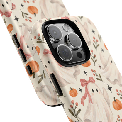 Blush Boo Social iPhone Tough Case | cute ghost