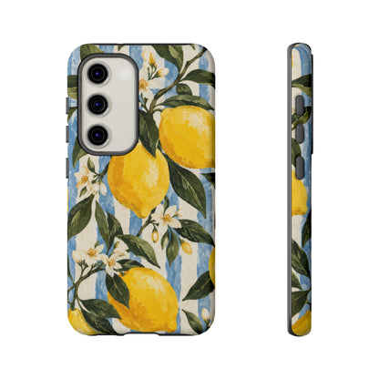 Riviera Lemons Samsung Galaxy Tough Case | lemon print