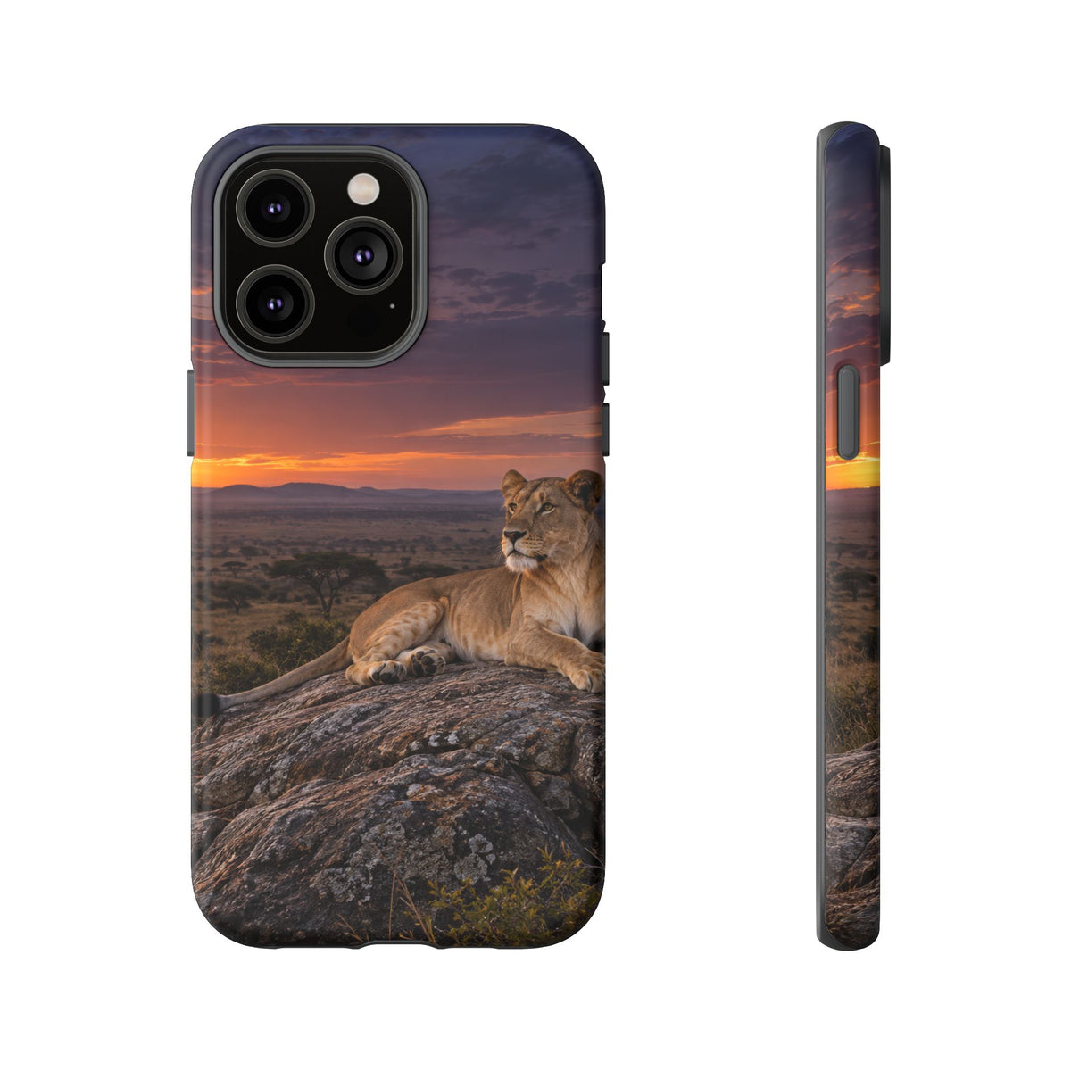 Lioness in the Blue Hour iPhone Tough Case