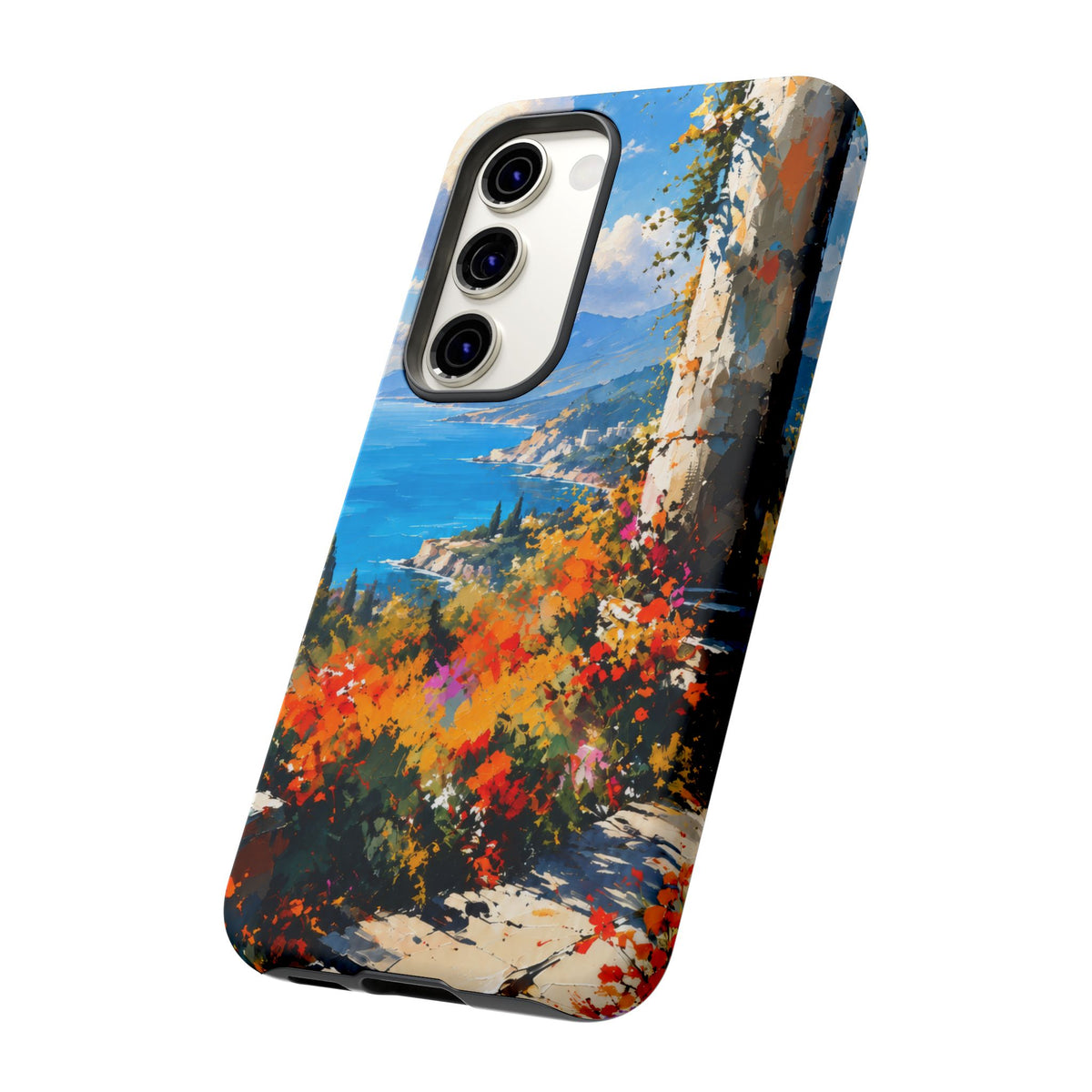 Azure Sanctuary Samsung Galaxy Tough Case | Painterly Coastal Landscape