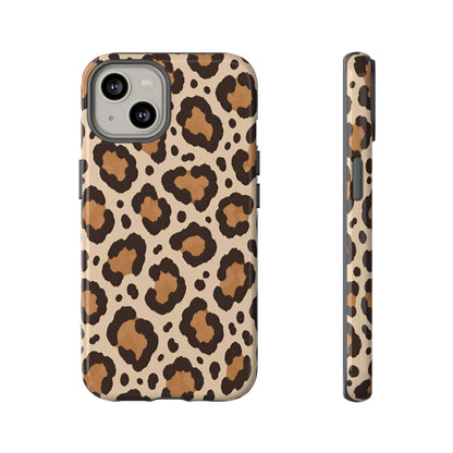 Leopard Print iPhone Tough Case | Cocoa Wildcat