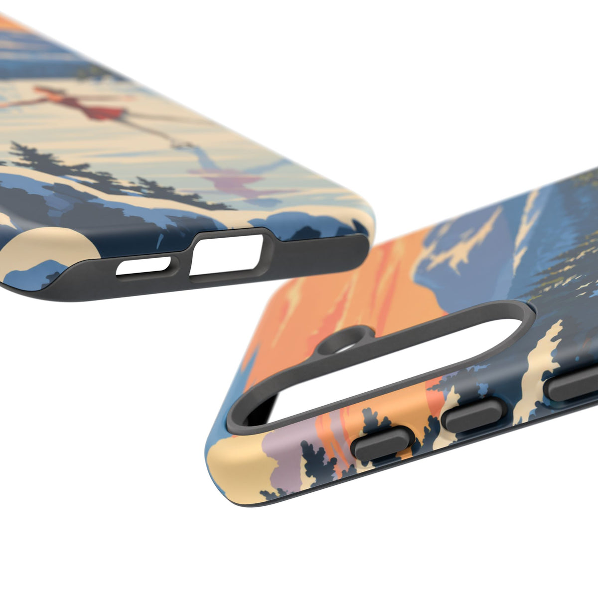 Lake Placid Skater — Winter Glide Samsung Galaxy Tough Case