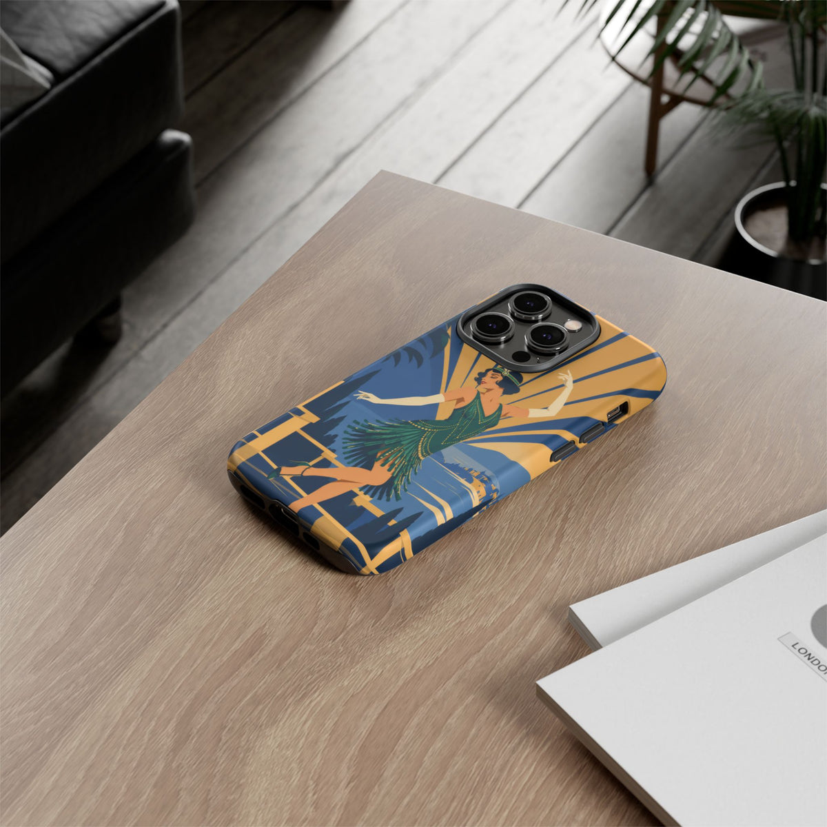 1920s Flapper — Jazz After Dark iPhone Tough Case