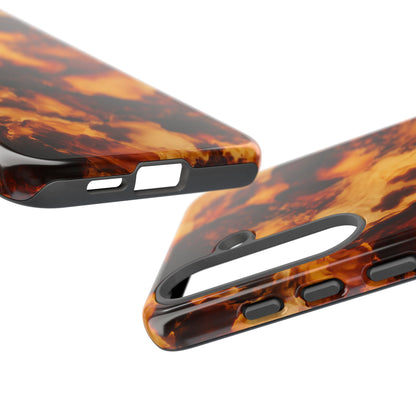 Amber Marble Samsung Galaxy Tough Case | Amber Mosaic