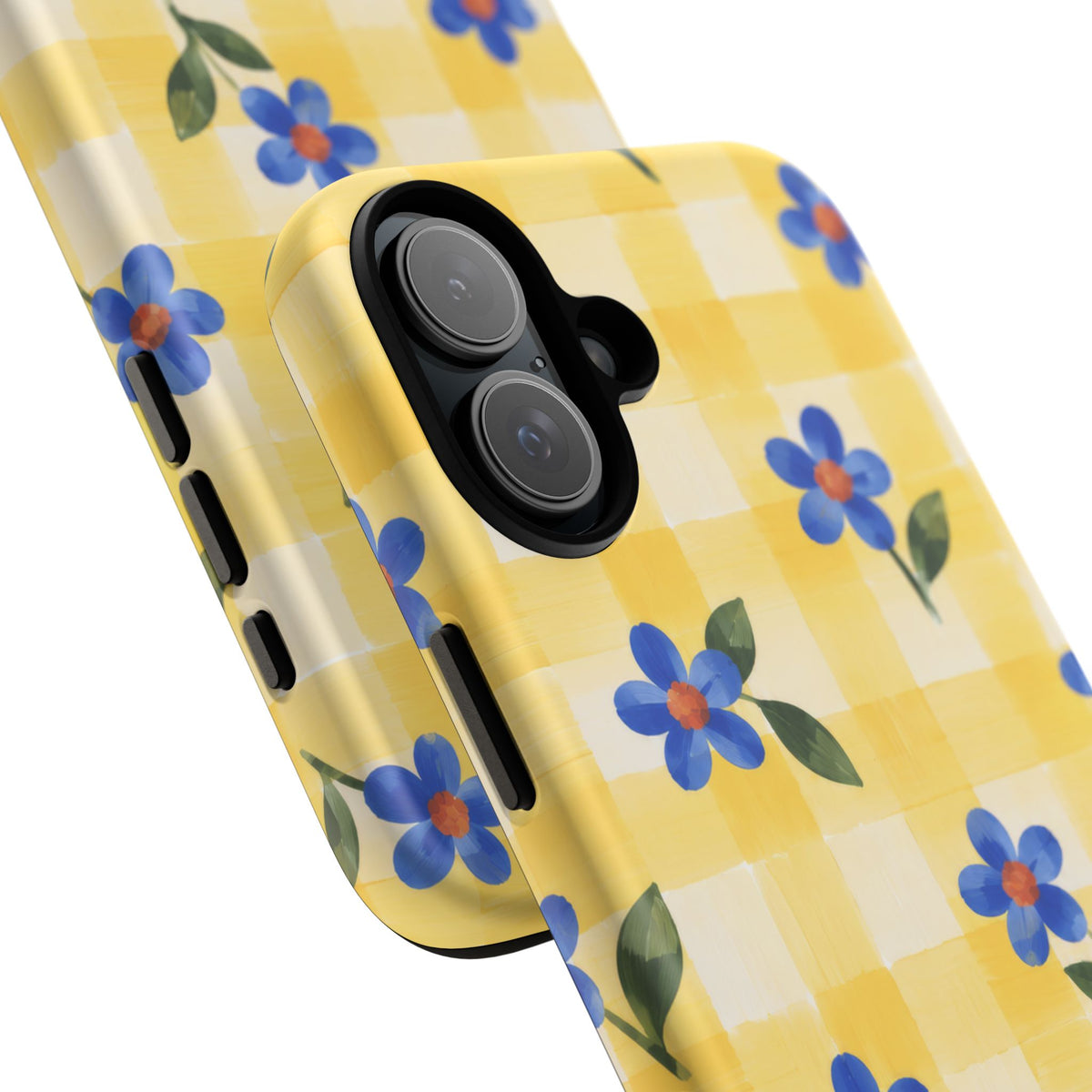 Buttercup Picnic iPhone Tough Case | yellow gingham