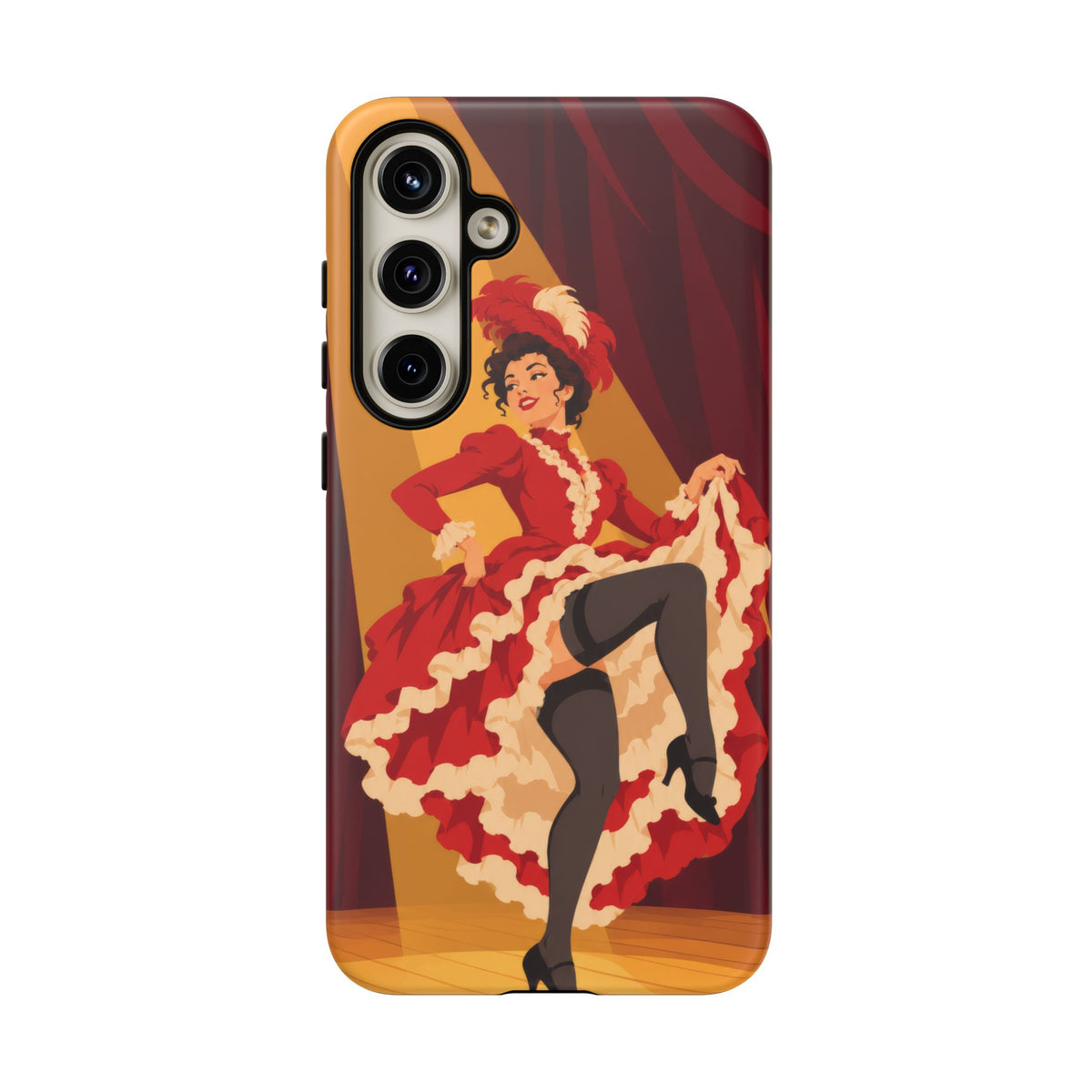 Moulin Rouge Dancer — Crimson Cabaret Samsung Galaxy Tough Case | cabaret dancer