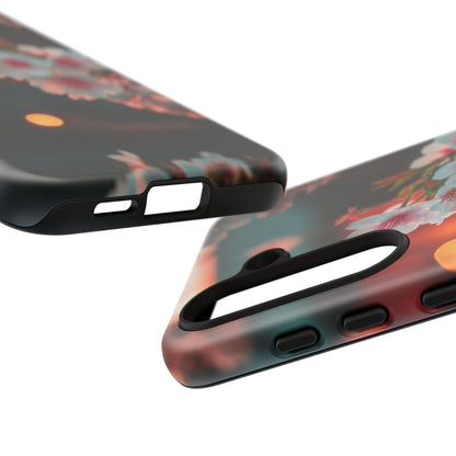 Kyoto Blossom Lanterns Samsung Galaxy Tough Phone Case