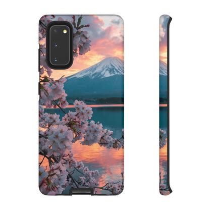 Fuji Petal Reflection Samsung Galaxy Tough Phone Case