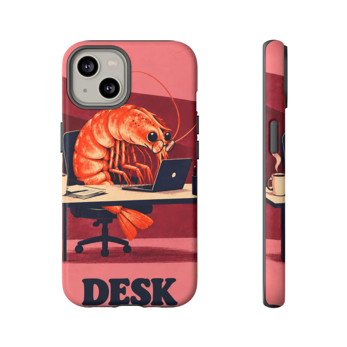 Desk Shrimp iPhone Tough Case