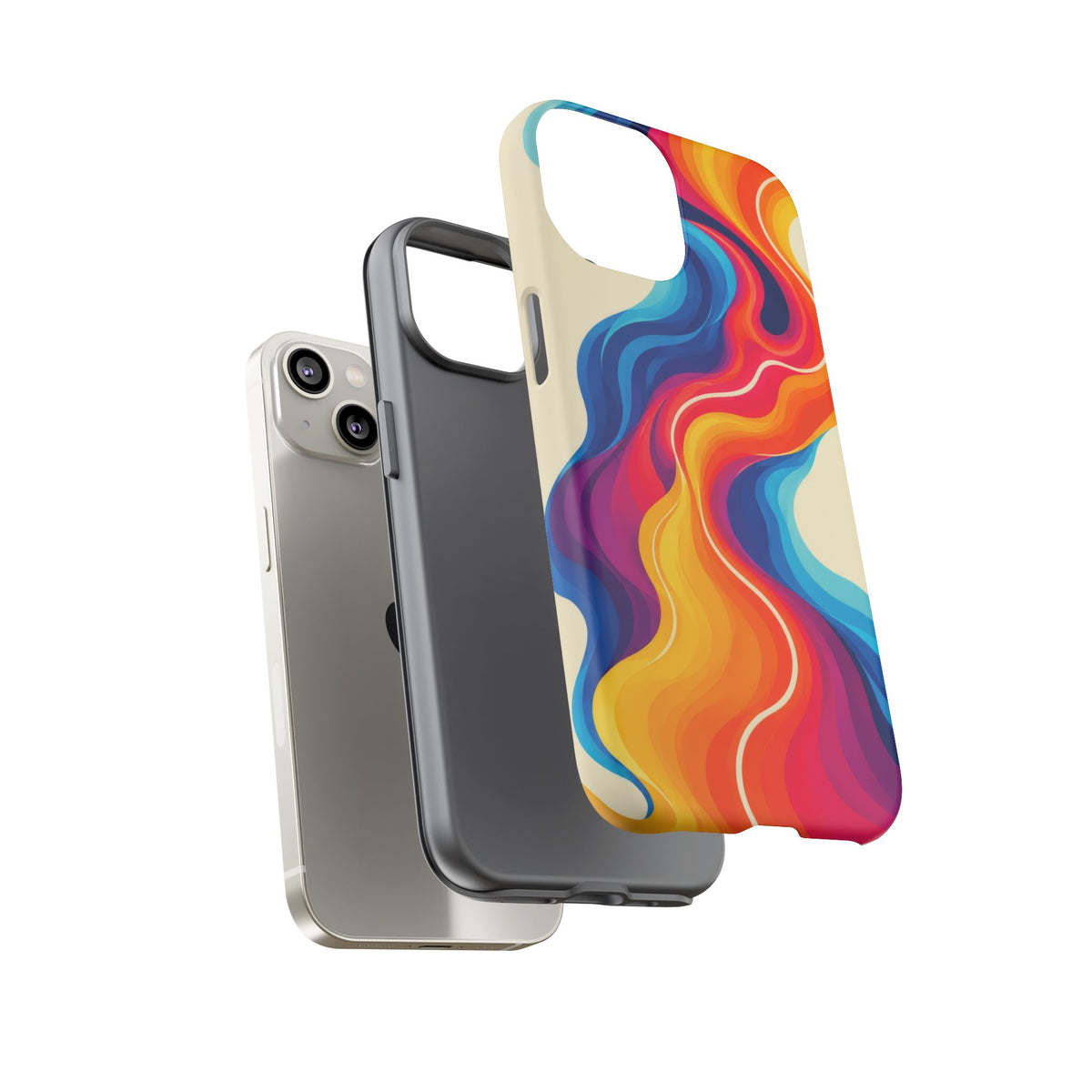 Electric Tide iPhone Tough Case | psychedelic wave