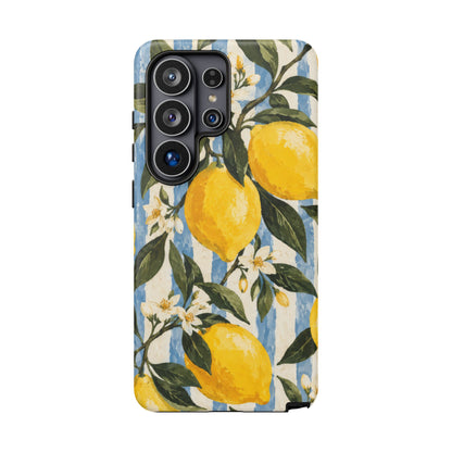 Riviera Lemons Samsung Galaxy Tough Case | lemon print
