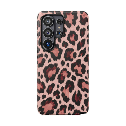 Wild Burgundy Samsung Galaxy Tough Case | leopard print