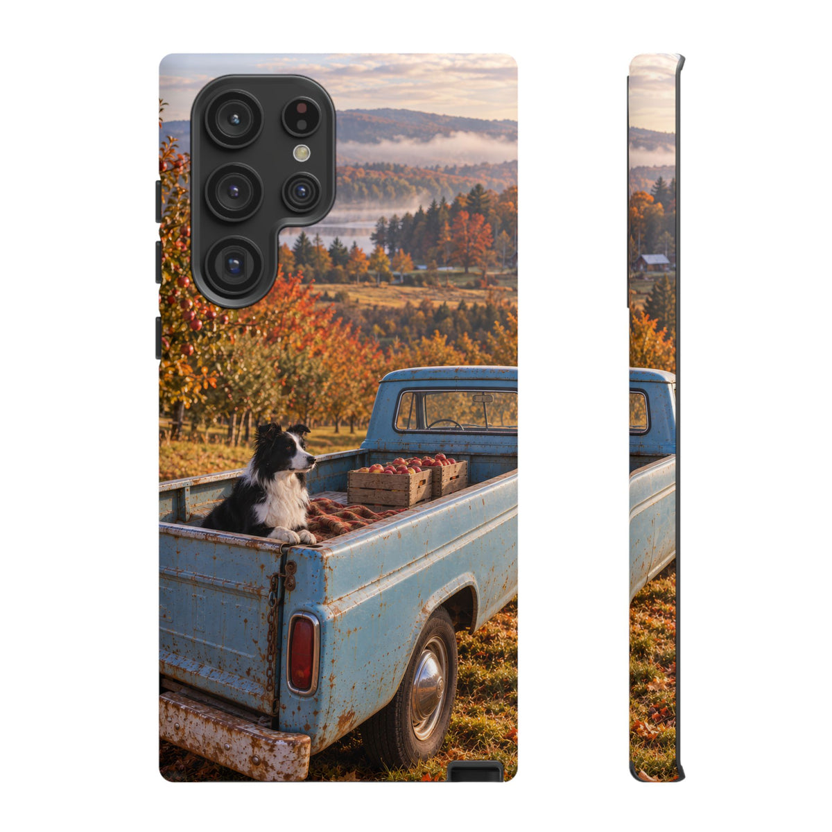 Blue Truck October Samsung Galaxy Tough Case | border collie