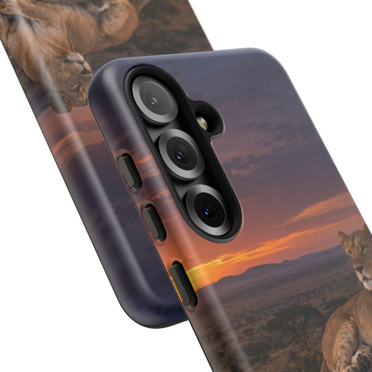 Lioness in the Blue Hour Samsung Galaxy Tough Case