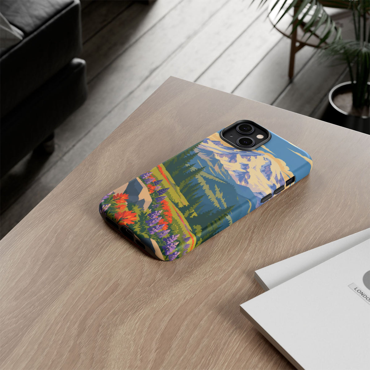 Mount Rainier — Meadow Radiance iPhone Tough Case