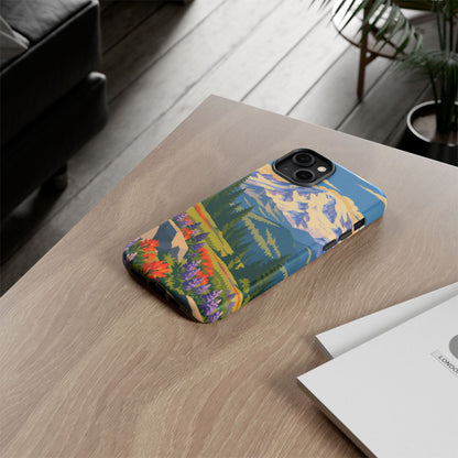 Mount Rainier — Meadow Radiance iPhone Tough Case