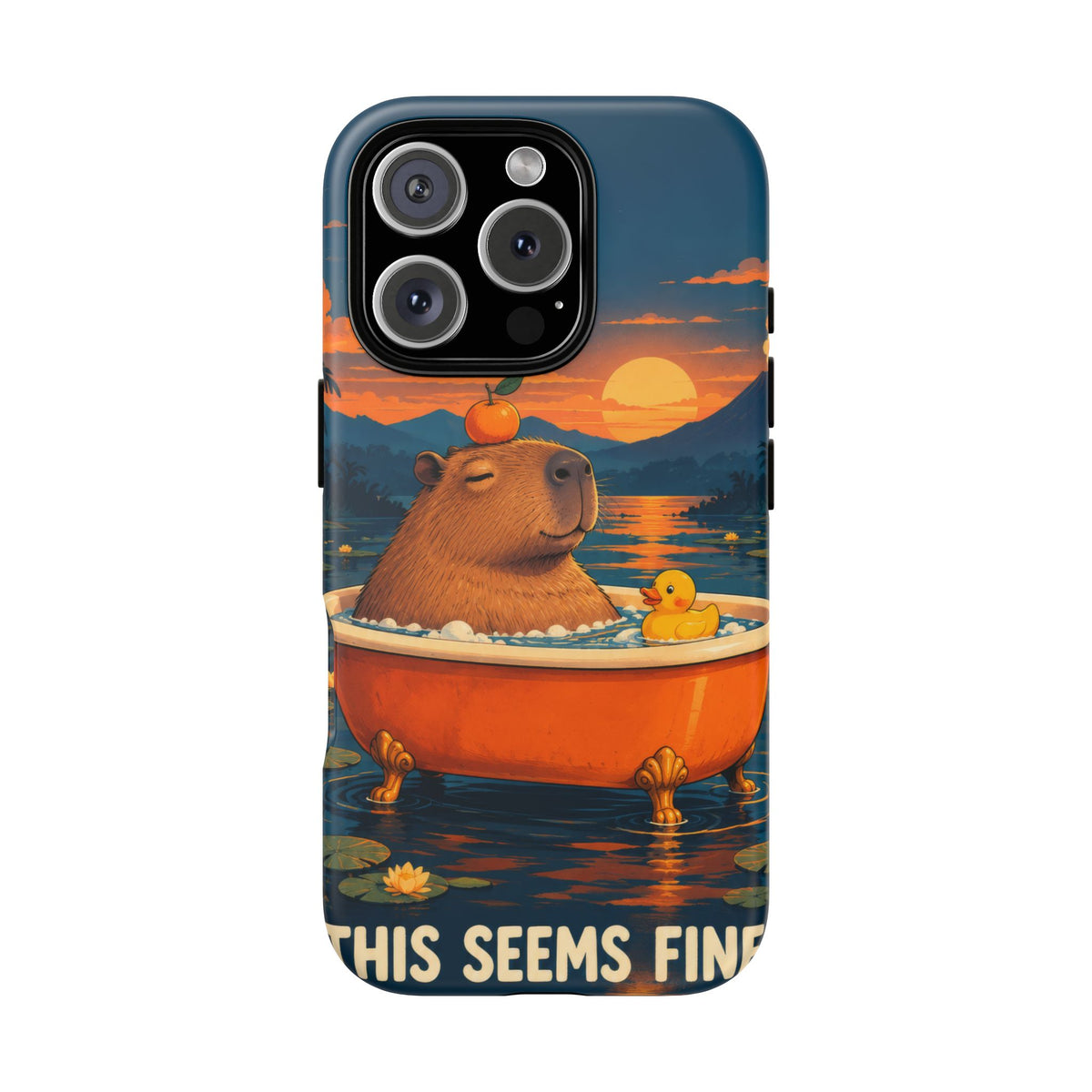 Minor Inconvenience iPhone Tough Case | funny capybara
