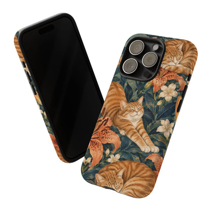 Tiger Lily Tabby iPhone Tough Case | tabby cats
