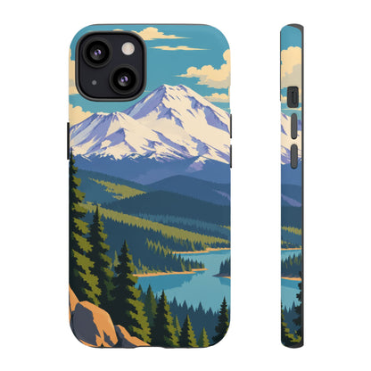 Mount Shasta — Snowlight iPhone Tough Case