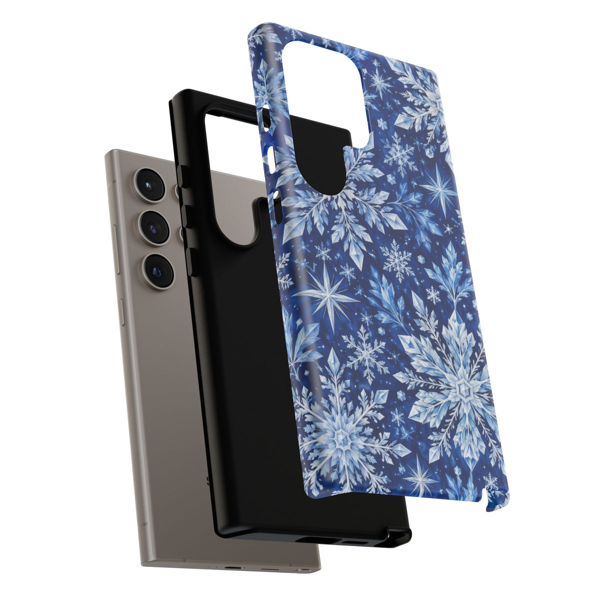 Frosted Midnight Samsung Galaxy Tough Case | snowflake