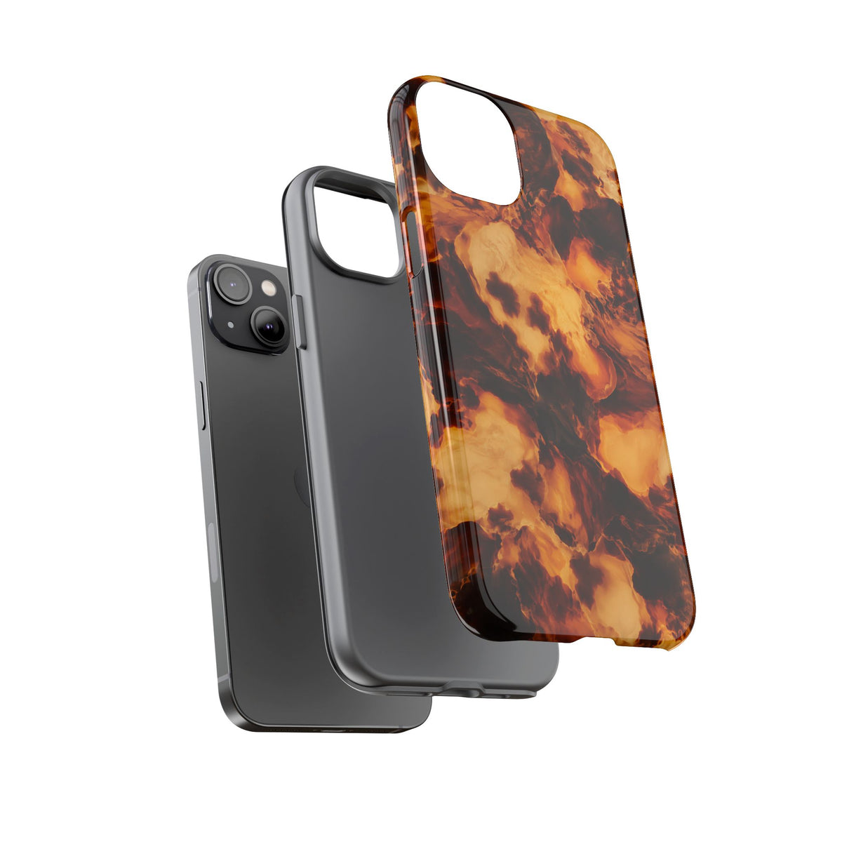 Amber Marble iPhone Tough Case | Amber Mosaic