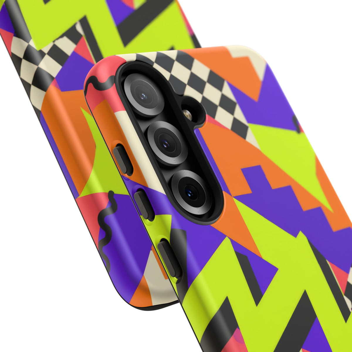 Acid Arcade Samsung Galaxy Tough Case | Bright Retro Geometry