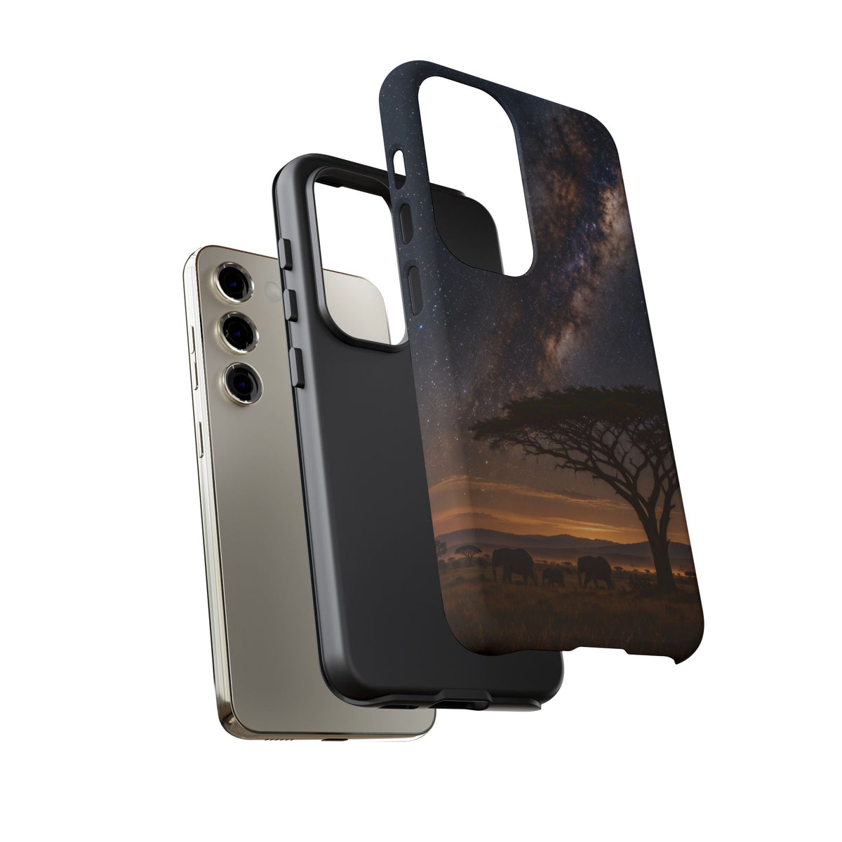 Milky Way over the Plains Samsung Galaxy Tough Case