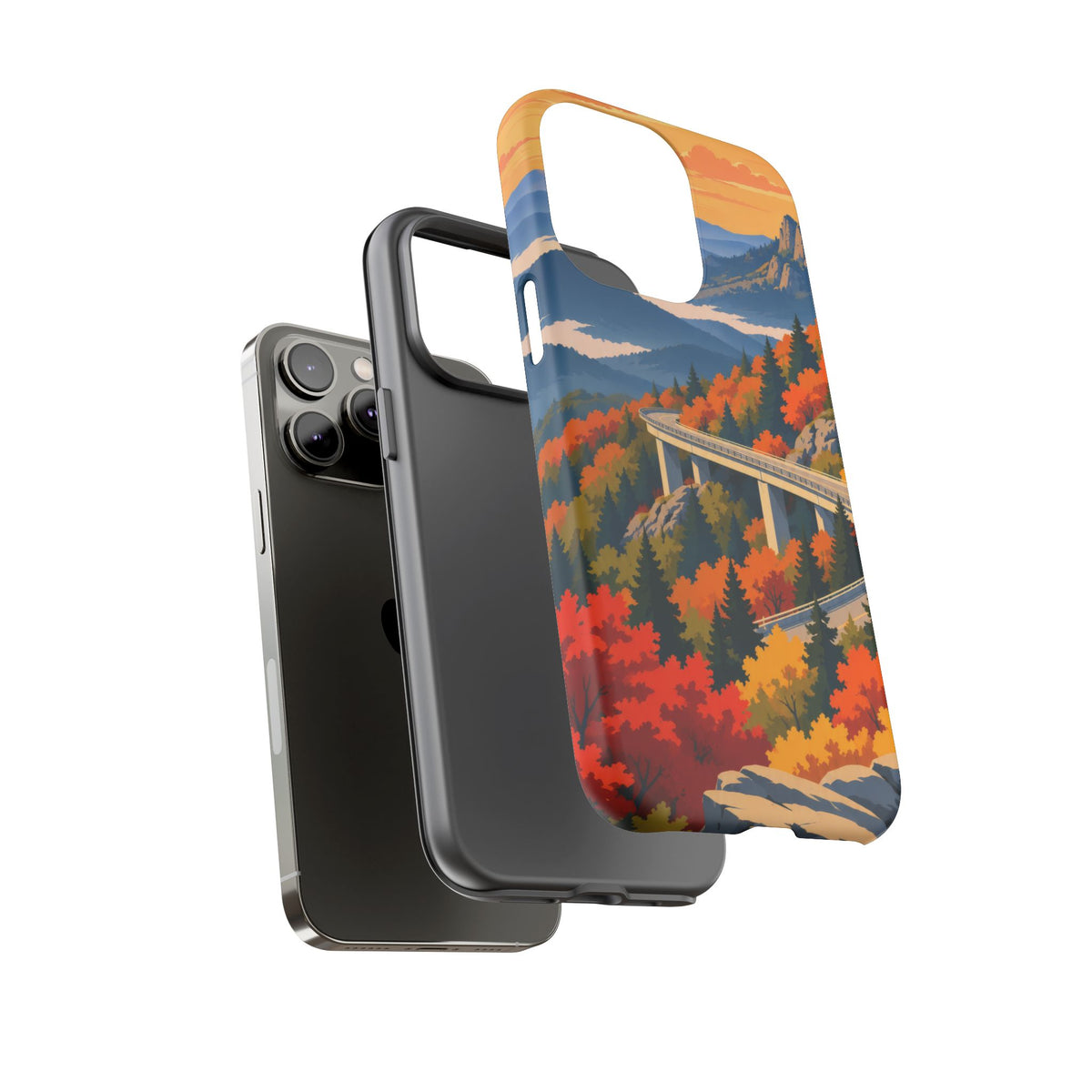 Blue Ridge Parkway — Viaduct Morning iPhone Tough Case