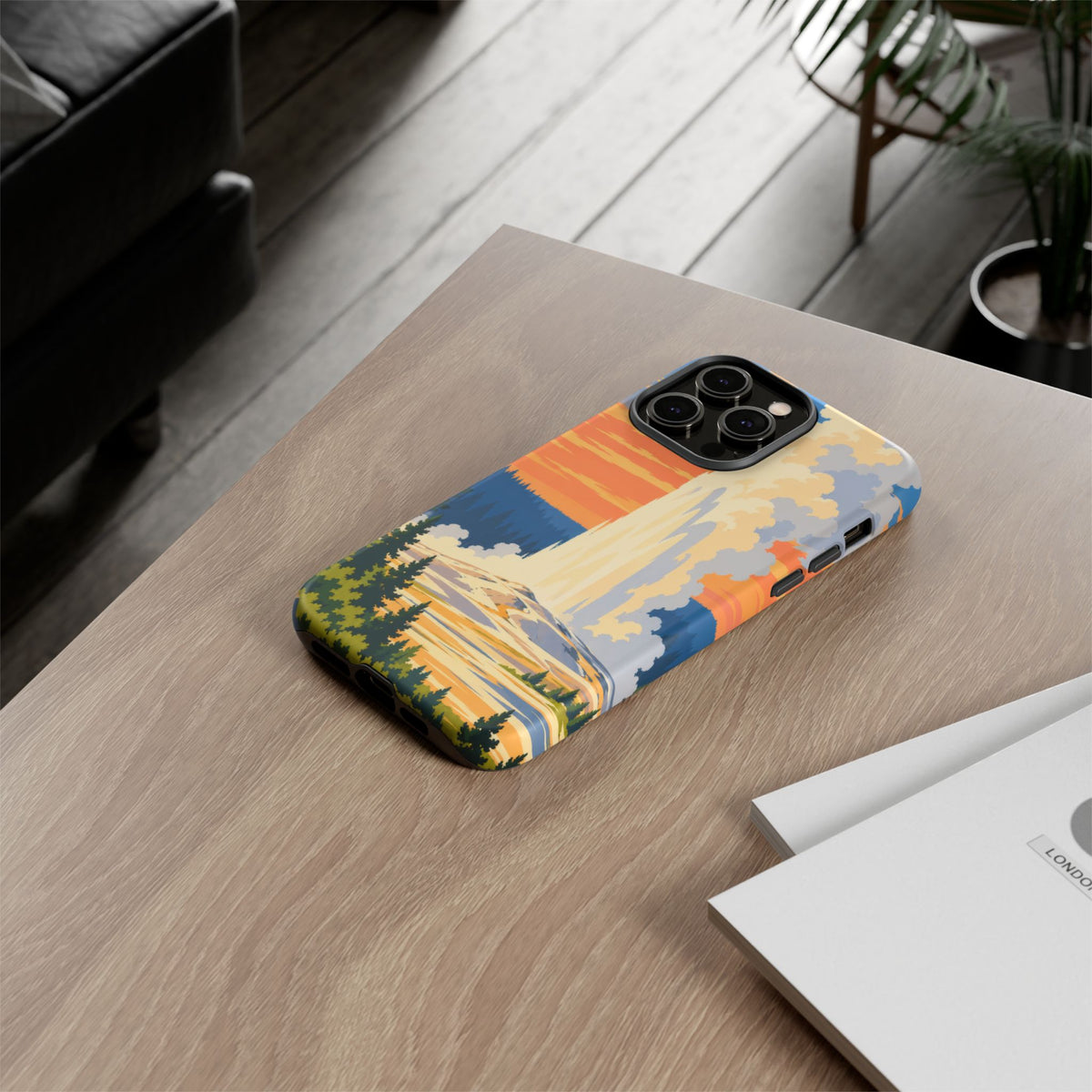 Yellowstone — Geyser Dawn iPhone Tough Case