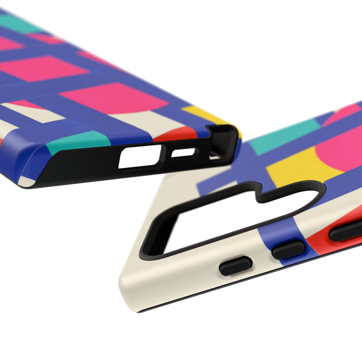 Chromatic Mischief Samsung Galaxy Tough Case | Geometric Color Block Art