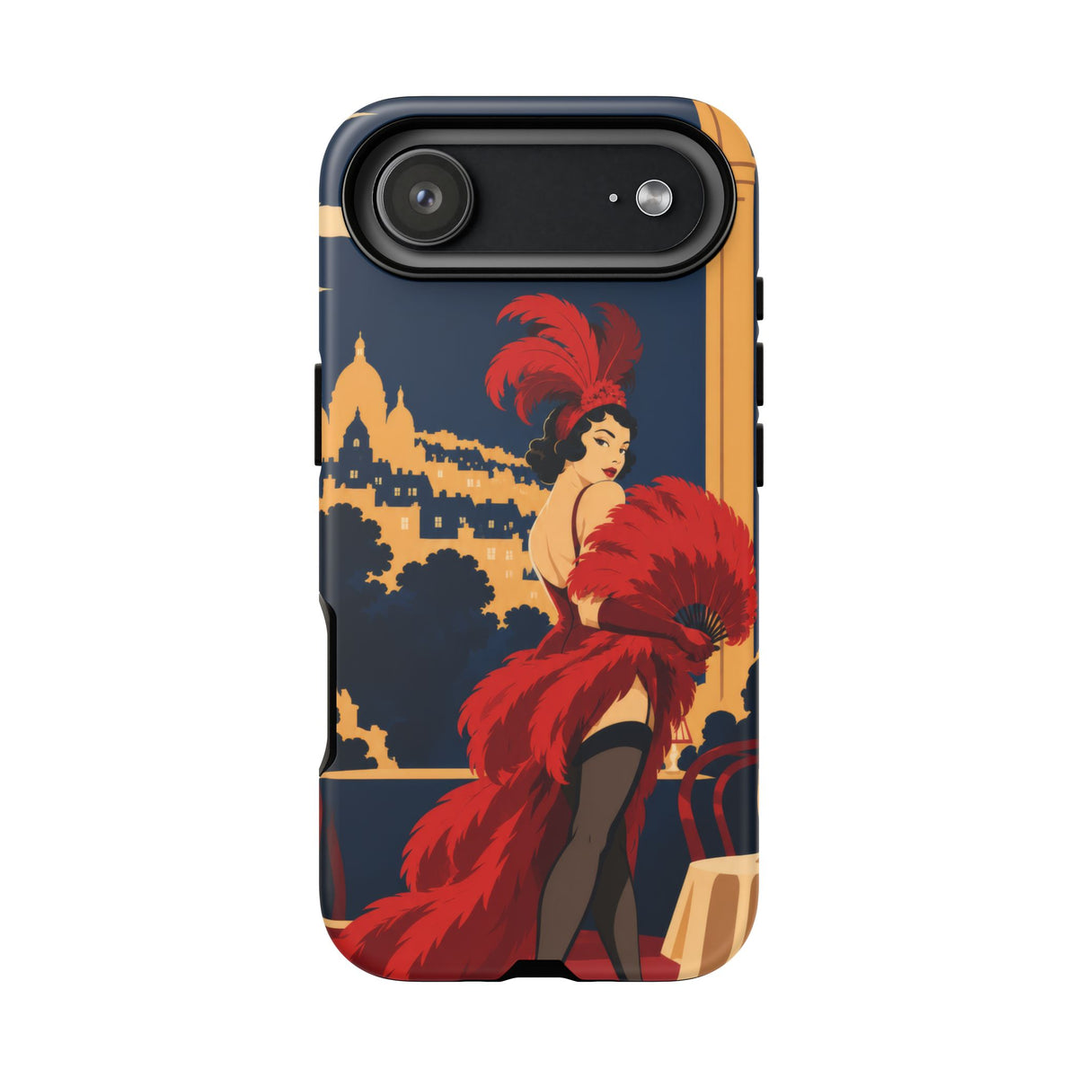 Moulin Rouge Dancer — Velvet Encore iPhone Tough Case | cabaret dancer