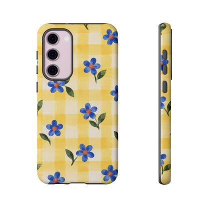 Buttercup Picnic Samsung Galaxy Tough Case | yellow gingham