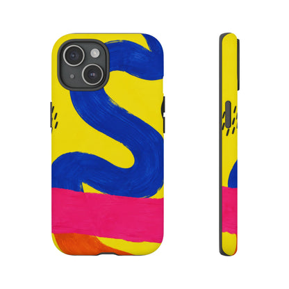 Offbeat iPhone Tough Case | Abstract Color Block Art
