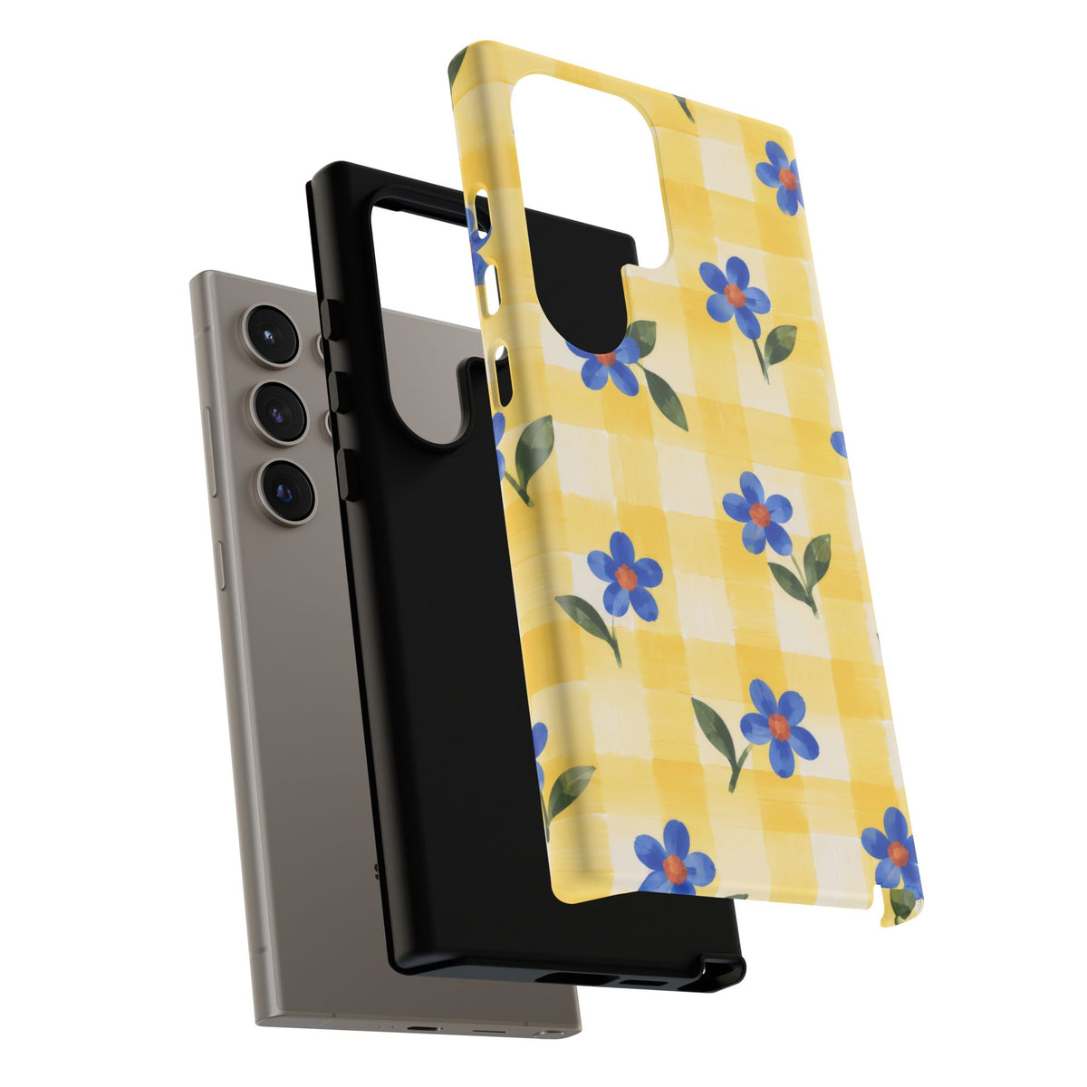 Buttercup Picnic Samsung Galaxy Tough Case | yellow gingham