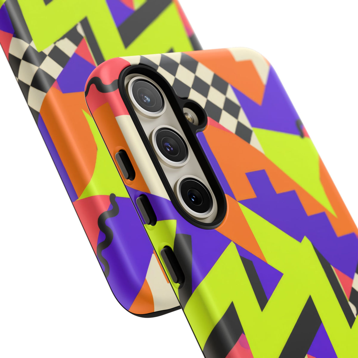 Acid Arcade Samsung Galaxy Tough Case | Bright Retro Geometry