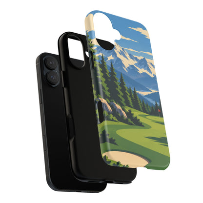 Mountain Golf — Alpine Fairway iPhone Tough Case