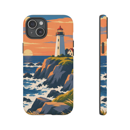 Lighthouse — Atlantic Beacon iPhone Tough Case