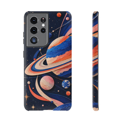 Cosmic Cut Paper Samsung Galaxy Tough Case | modern space