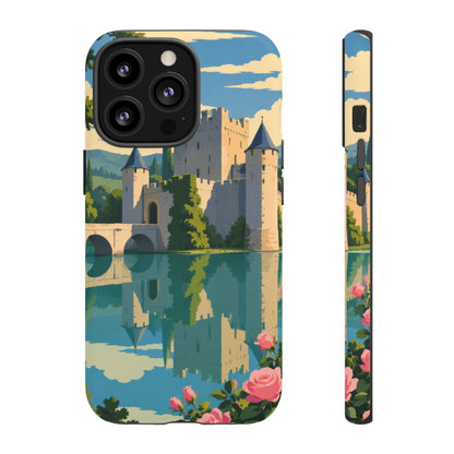 English Castle — Moat and Roses iPhone Tough Case