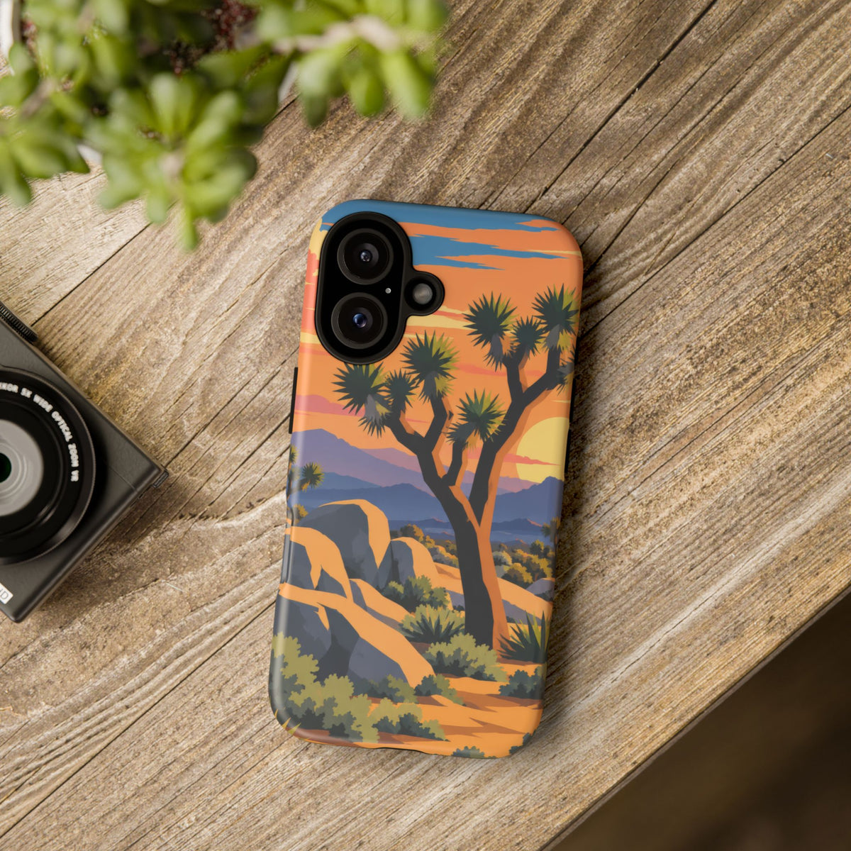 Joshua Tree — Desert Silhouettes iPhone Tough Case