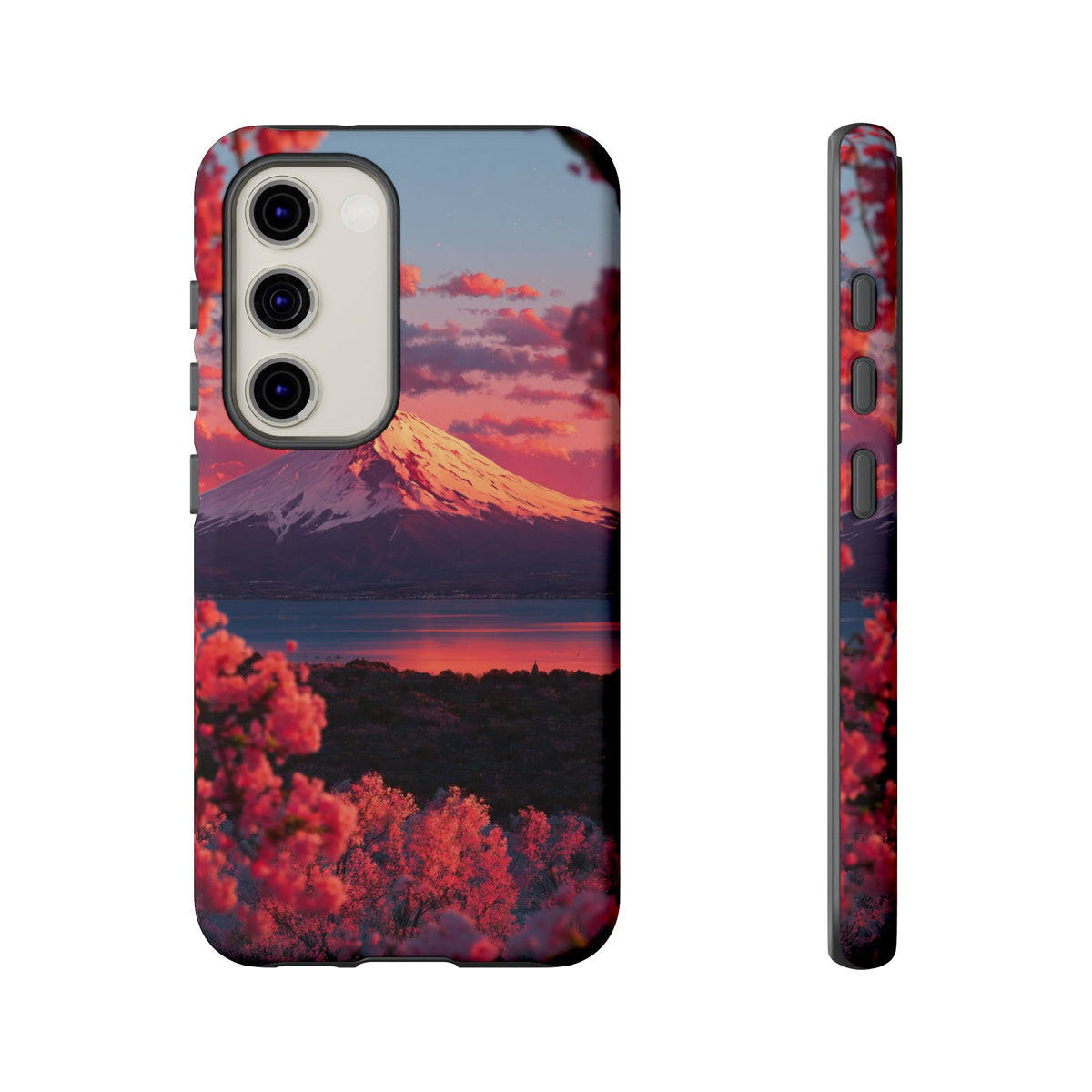 Fuji Rose Horizon Samsung Galaxy Tough Phone Case