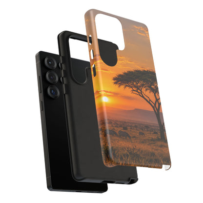 Amber Acacia Samsung Galaxy Tough Case | african sunset