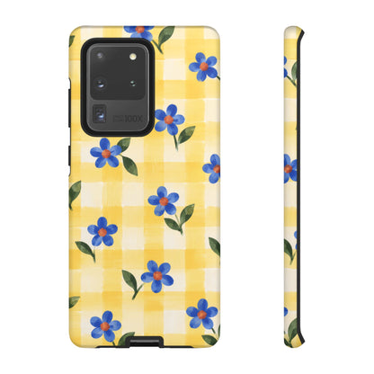 Buttercup Picnic Samsung Galaxy Tough Case | yellow gingham