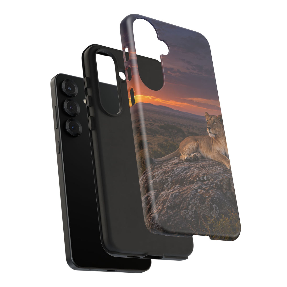 Lioness in the Blue Hour Samsung Galaxy Tough Case