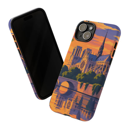 Notre Dame — Cathedral Twilight iPhone Tough Case